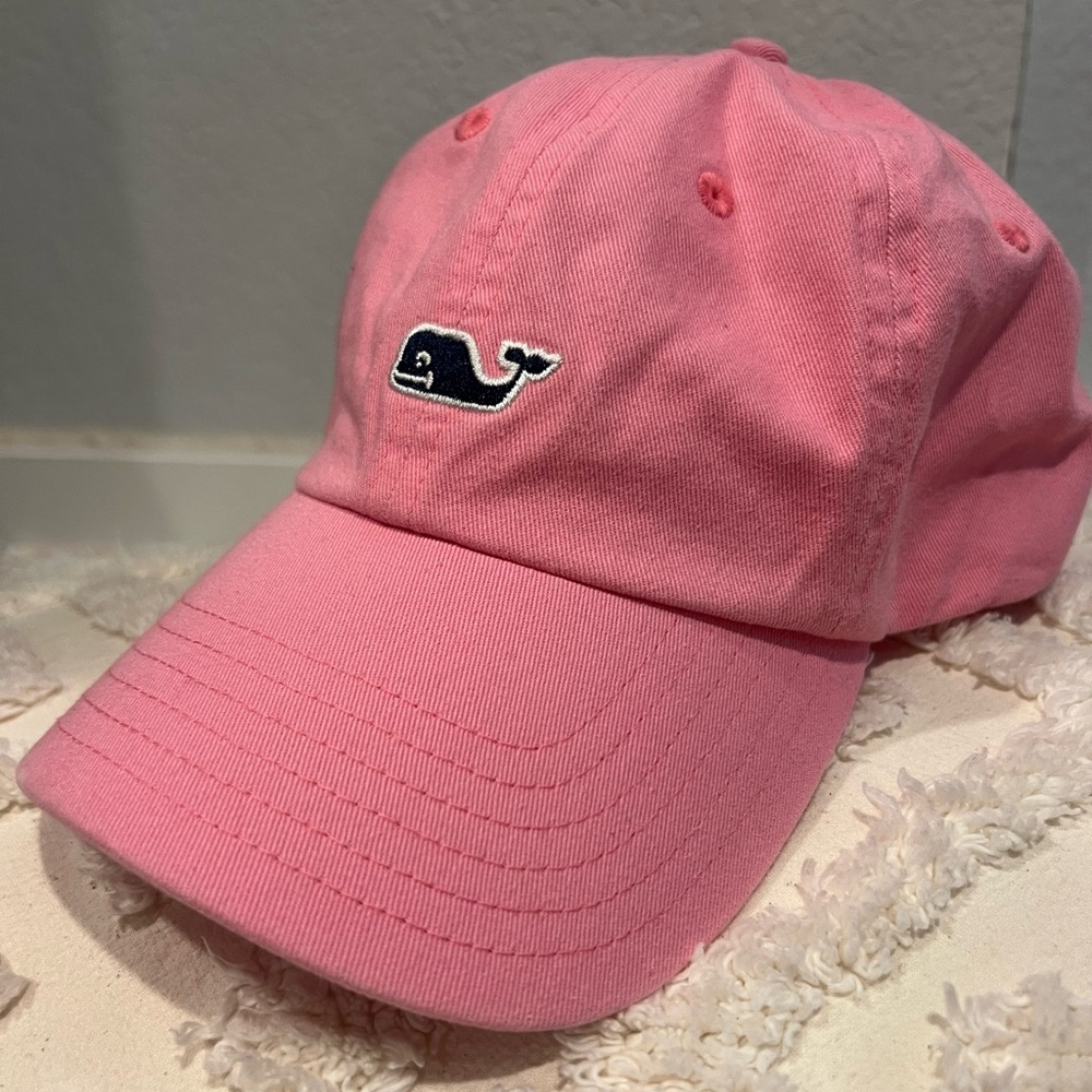 Vineyard Vines New Classic Logo Baseball Hat, pink, one size